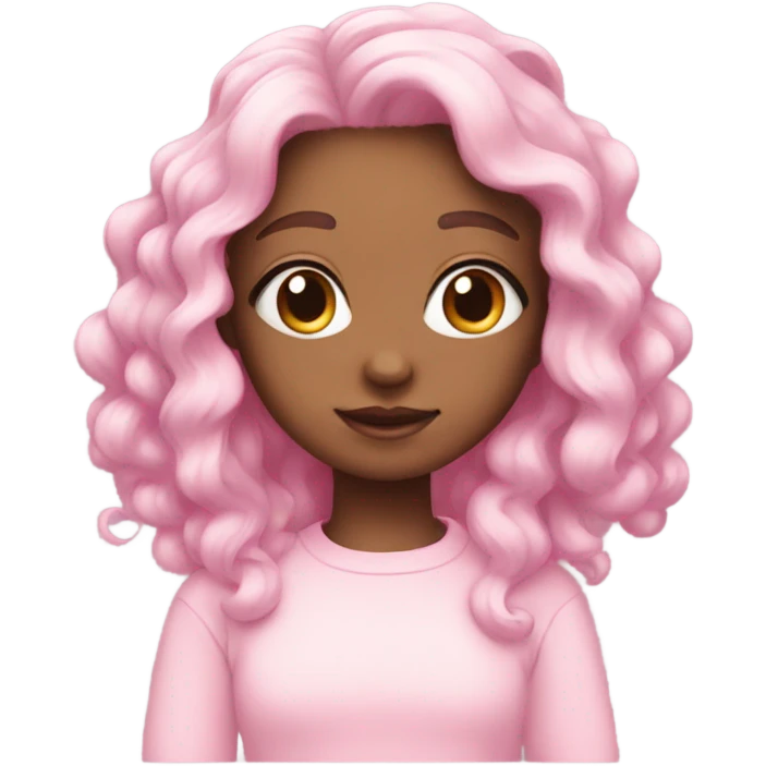 Pastel cute pink emoji