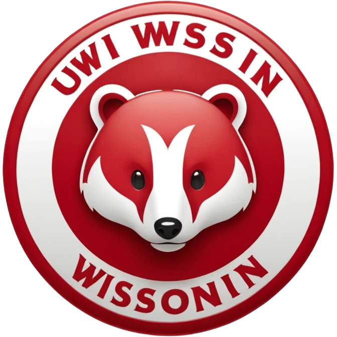 The university of Wisconsin logo emoji