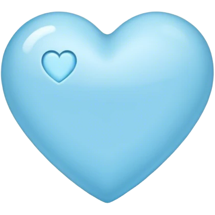 Light blue haert emoji