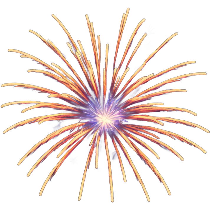 Fireworks emoji