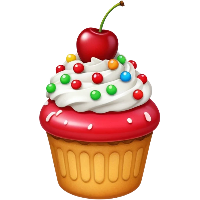 sweet treat with accessories emoji