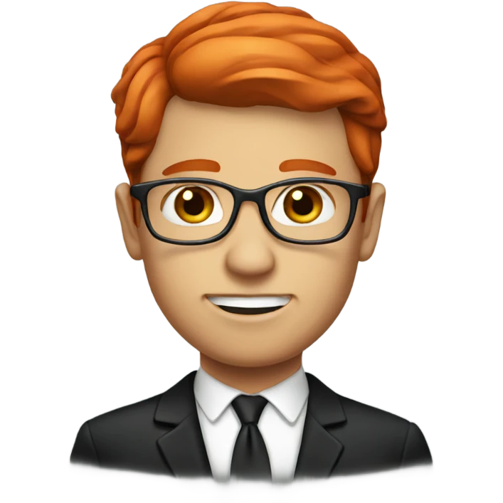 Red head lawyer emoji