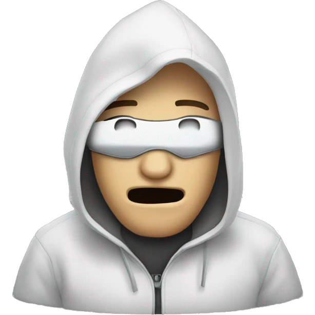 Hacker on computer emoji