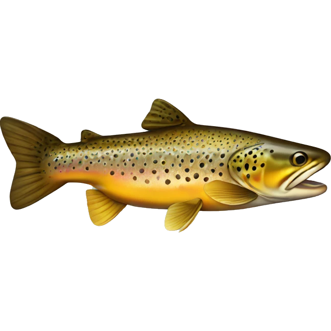 Brown trout  emoji