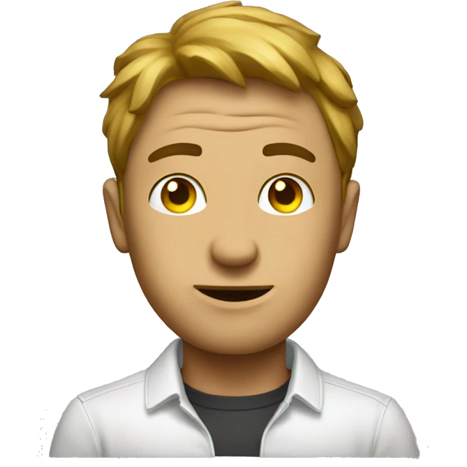 crypto dude with 0 money emoji