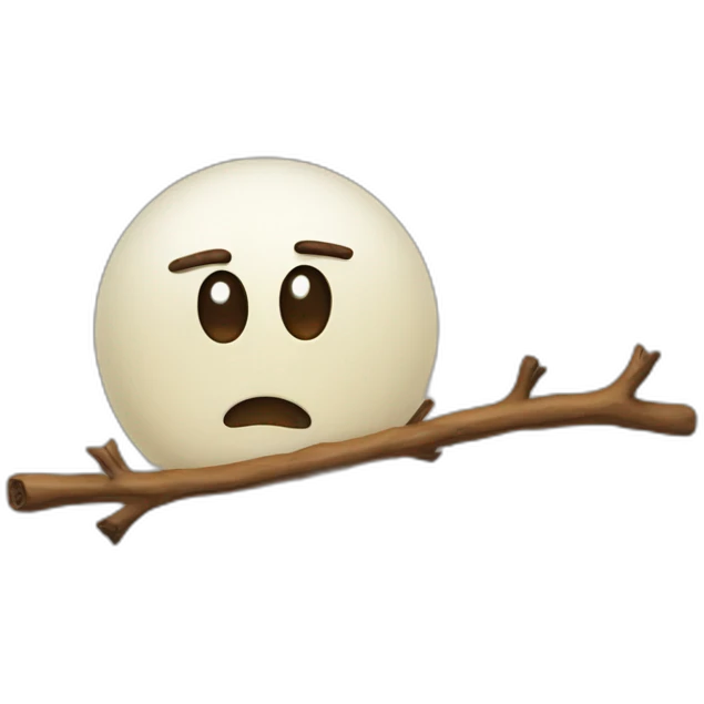 stick pensando emoji