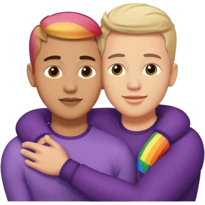 Two gay guys on top of each other emoji
