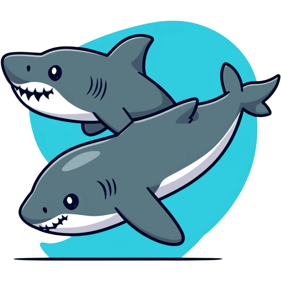shark riding a horse emoji