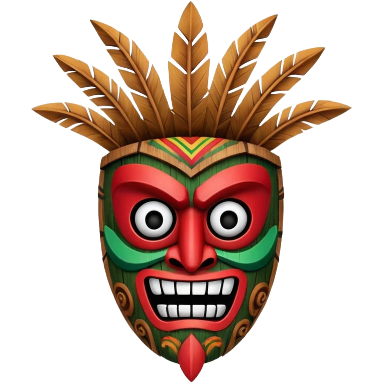 Aku aku mask emoji