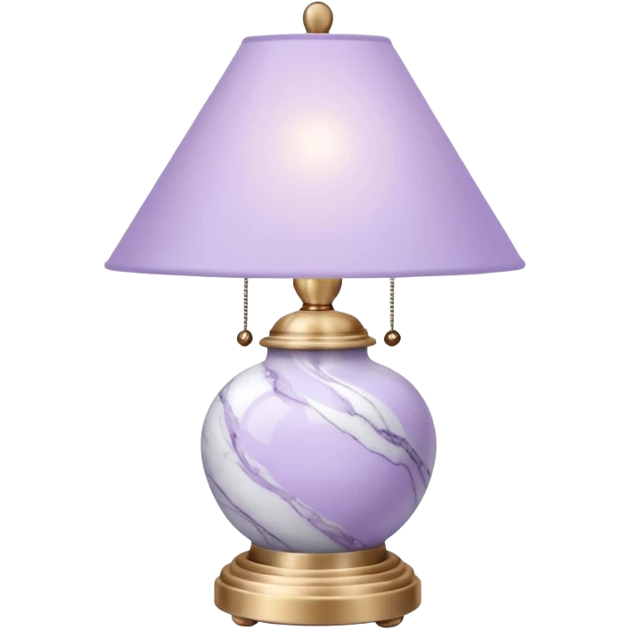 Lavender pastel purple and marble white aesthetic cute dainty find nice pretty vintage lamp emoji