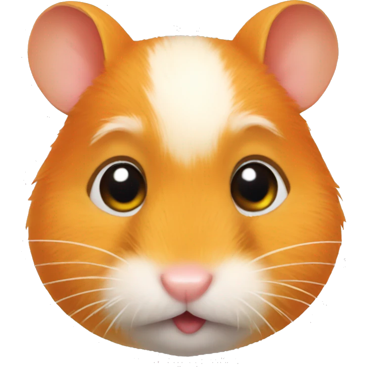 Orange hamster emoji
