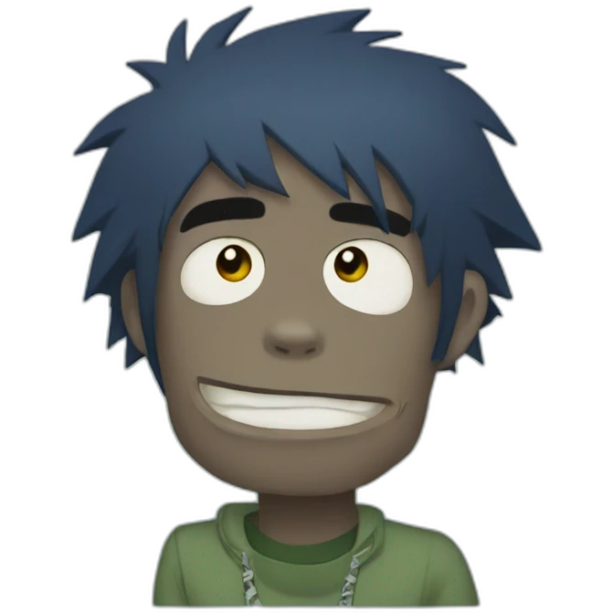 gorillaz 2d emoji