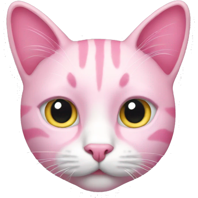 Pink cat emoji