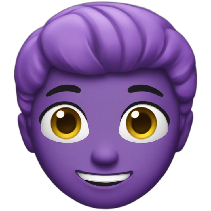 Purple surprise  emoji