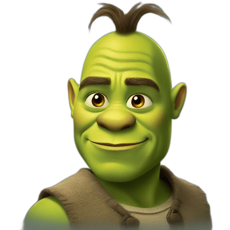 Shrek in avatar movie emoji