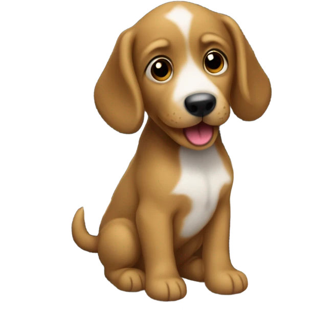 Puppy playing piano emoji