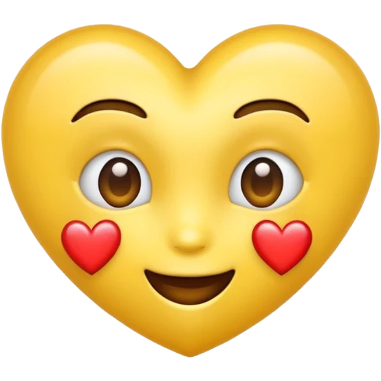 Emoji with hear eyes  emoji