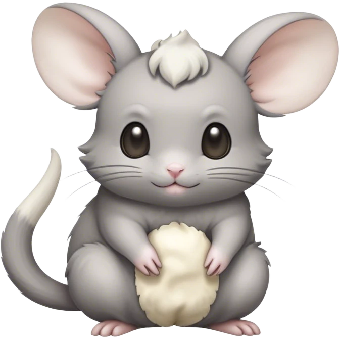 Minccino-Espurr-Cinccino-Mouse-Chinchilla-creature-hybrid emoji