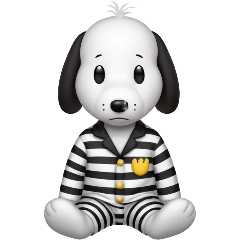 Snoopy in pajamas  emoji