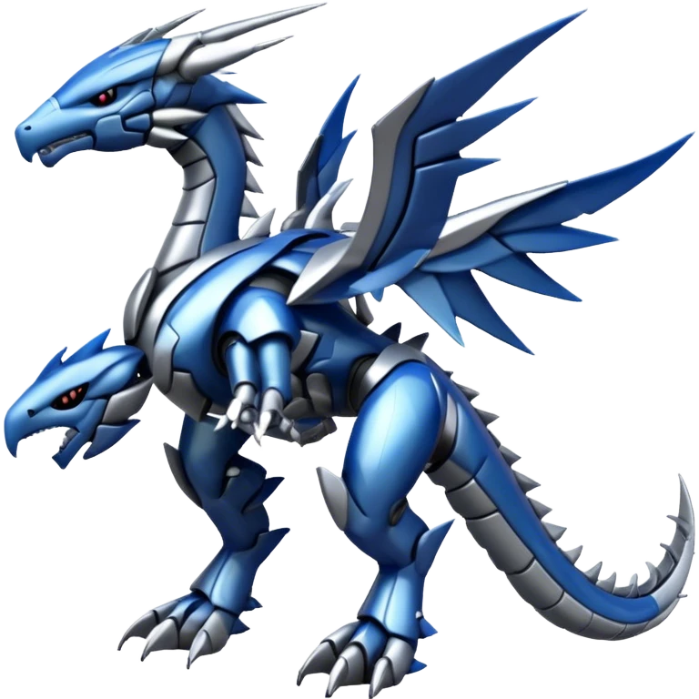 Futuristic Cool Edgy Shiny Digimon-Dialga-Palkia-hybrid full body emoji