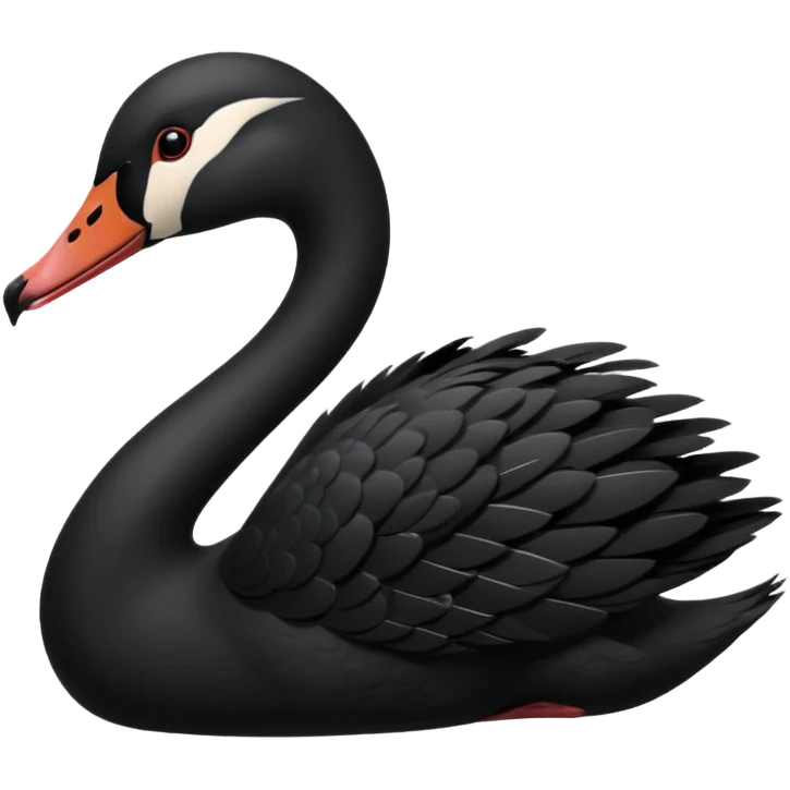 Black swan emoji