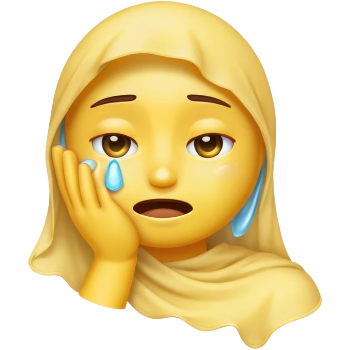 Emoji wiping tears away emoji