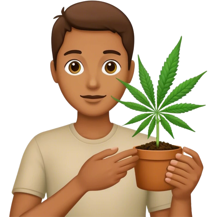 Stoner weed emoji