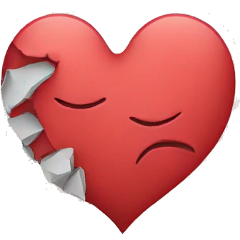 broke heart  emoji