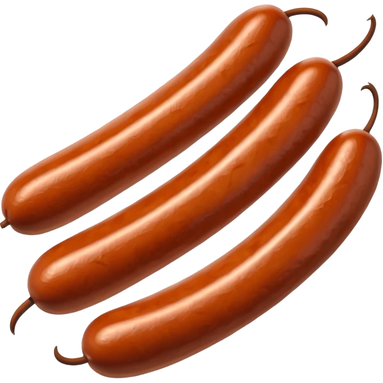 Linked sausages
Apple emoji style emoji