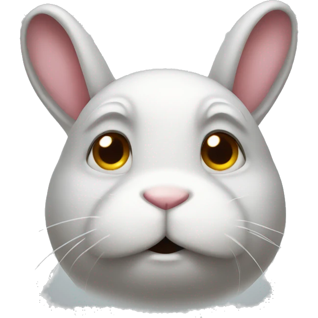 rabbit body unhappy emoji
