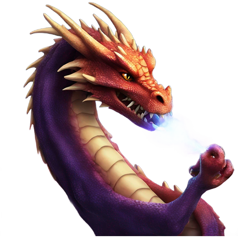 Cosmic sized dragon eating galaxys emoji
