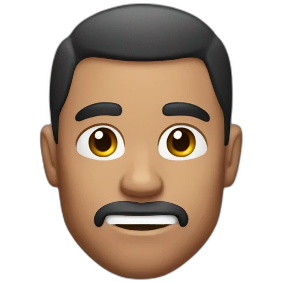 Muscle man one eyebrow raised emoji