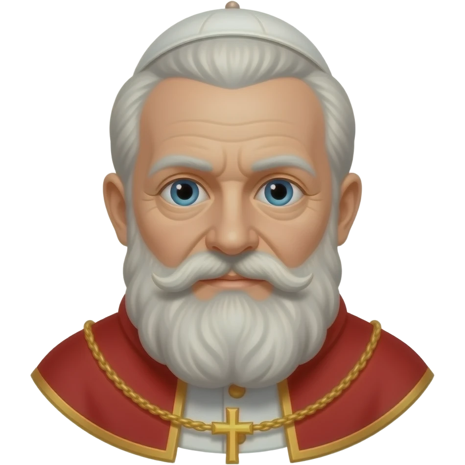Pope Leo XIV without  beard emoji