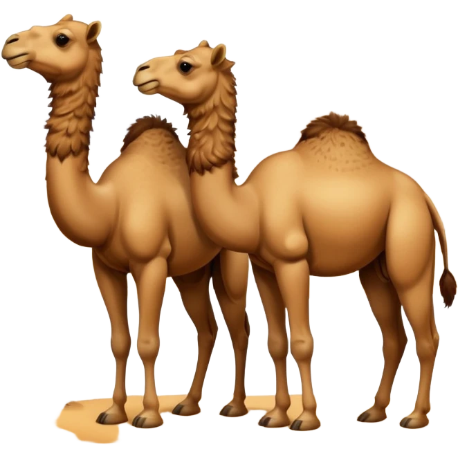 Camel hug emoji