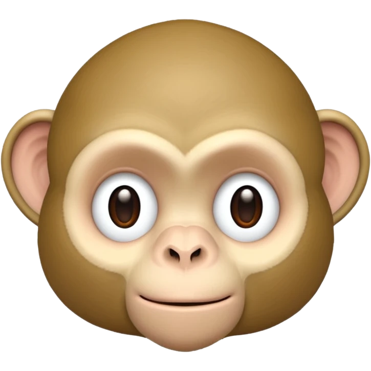 White snow Canadian monkey  emoji