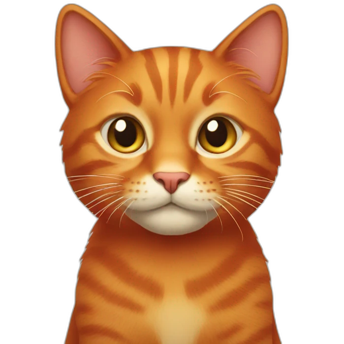 Red Cat emoji
