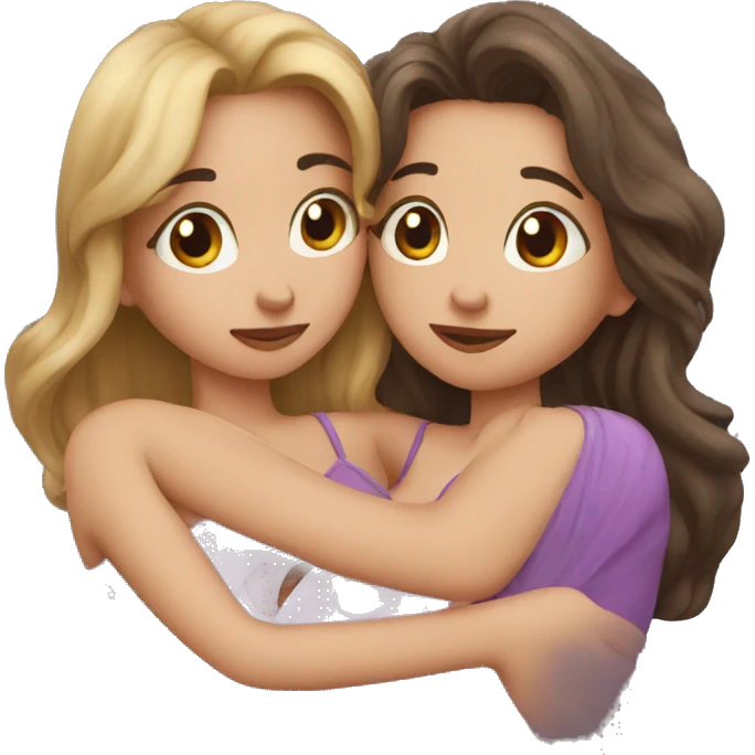 Night kisses  emoji