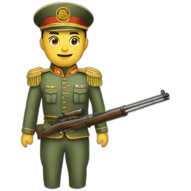 Chinois militaire emoji