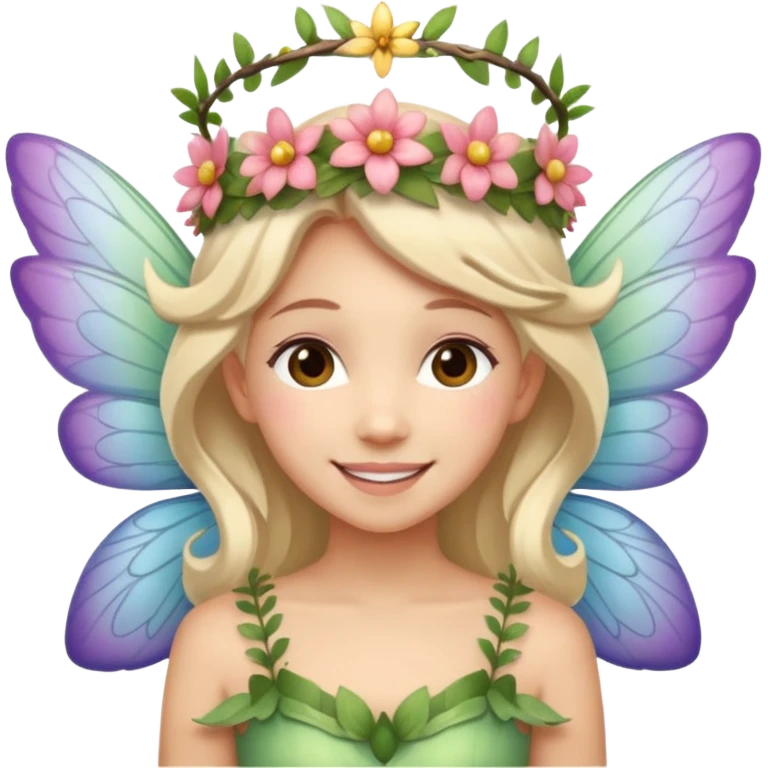 féé souriante emoji