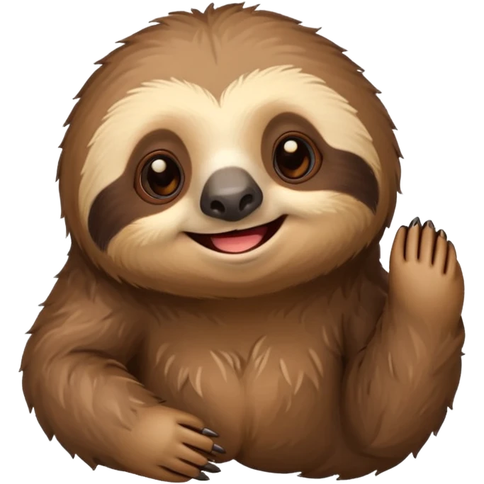 a cute sloth emoji