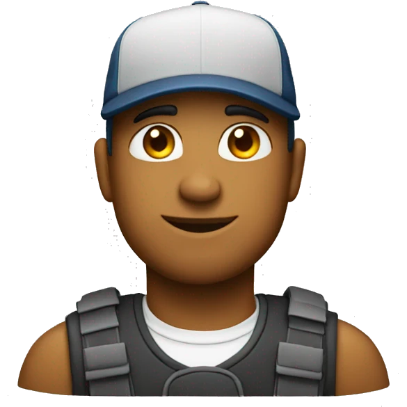 Hommer who wears a cap emoji