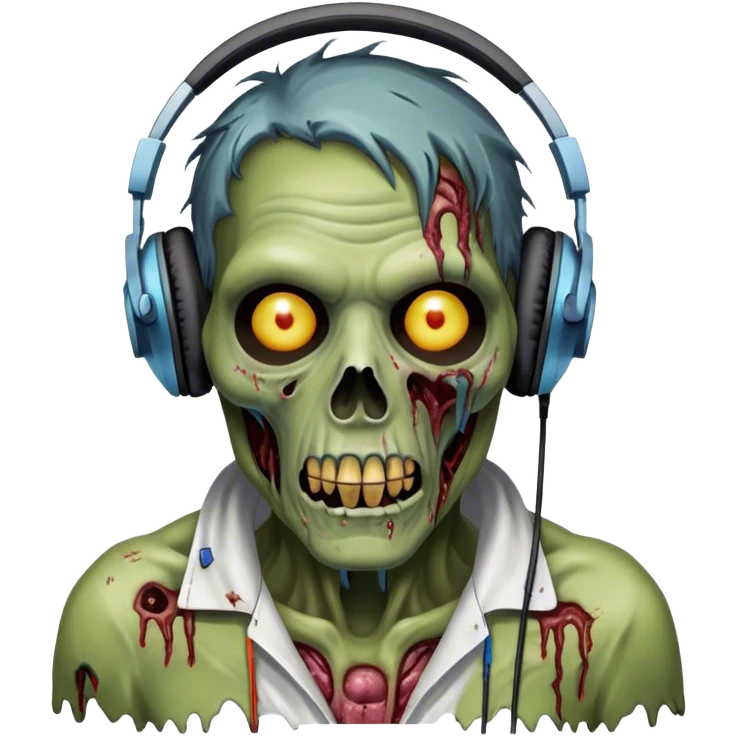 Zombie Dj  emoji