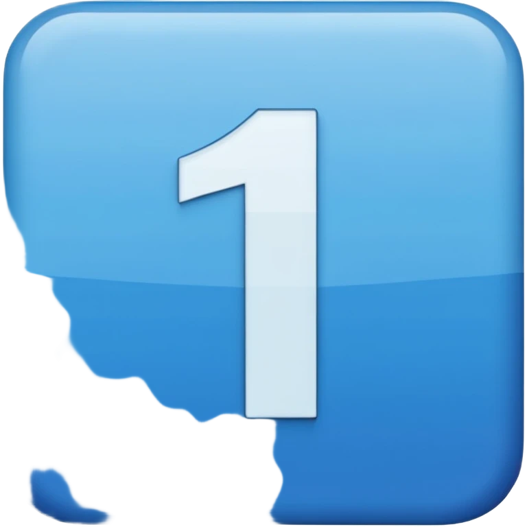 number eleven with blue square emoji emoji