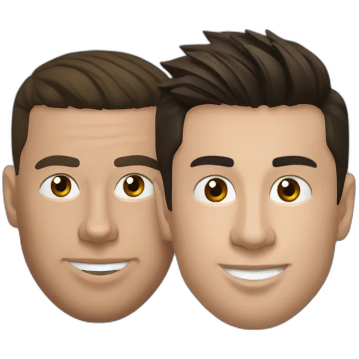 Ronaldo et messi emoji
