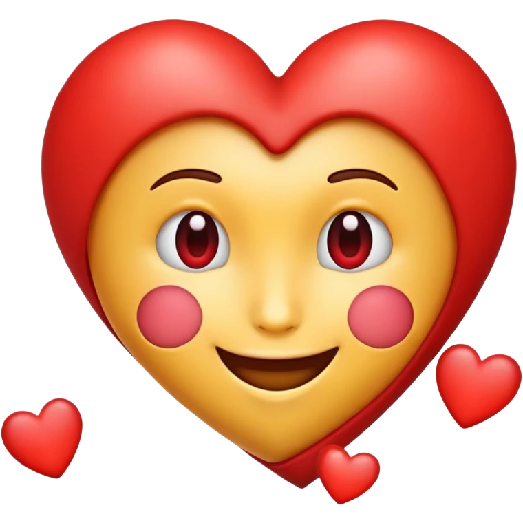 heart emoji with face emoji
