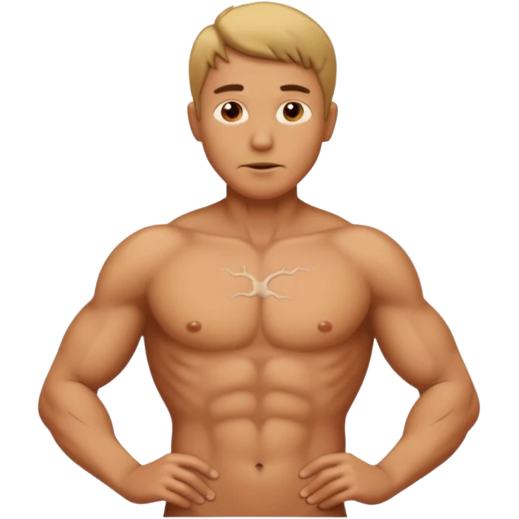 naked man jorking his dick emoji