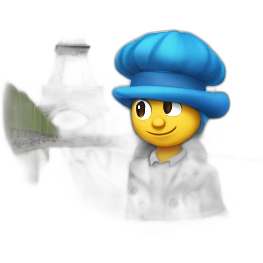 Schtroumpfs in paris emoji