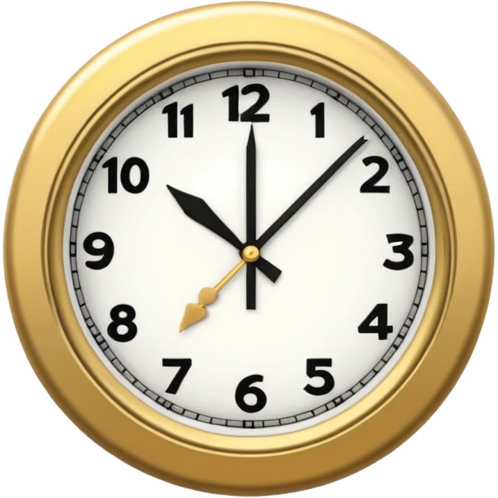 clock with with hand point at 3pm emoji