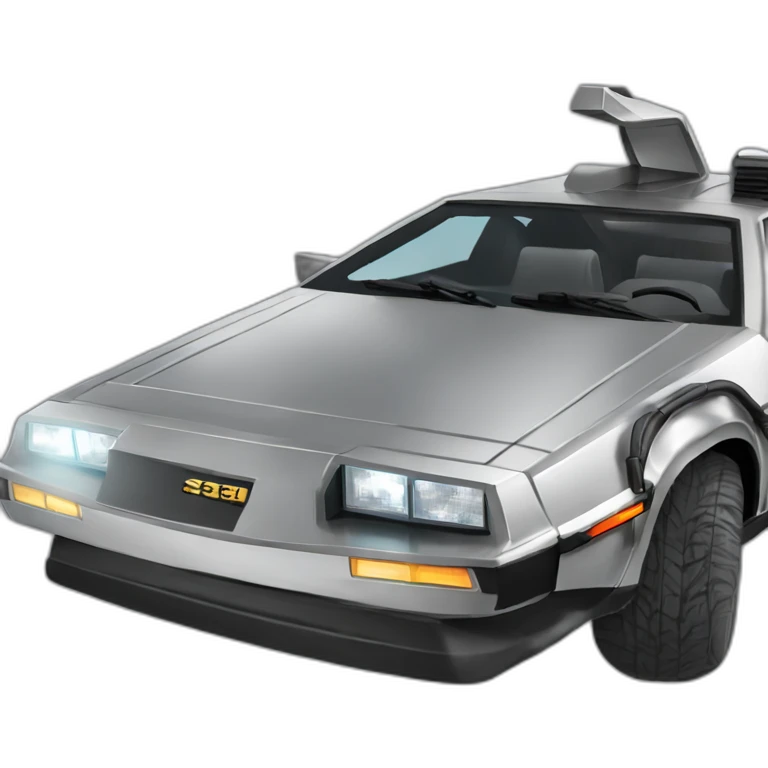 delorean emoji