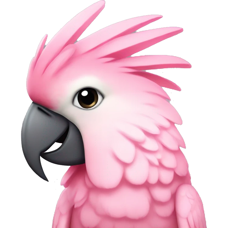pink cockatoo emoji